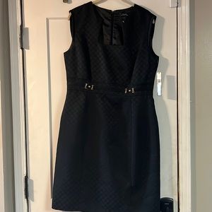 Tahari Checkered Print Dress